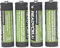 AA Rechargeable Solar Batteries 4-Pack1.2V Ni-MH 600mAh Compatible with Garden Lights Long-Lasting Performance