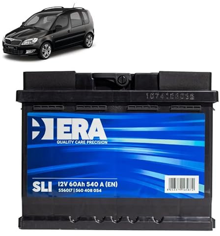 Batteria 60Ah per Skoda Roomster 1.2 benzina 2006-2015