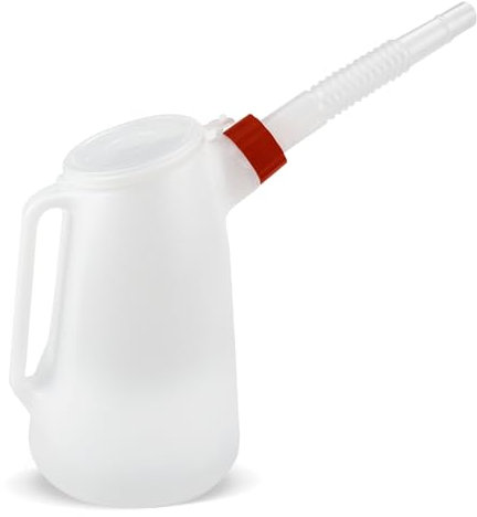 Ölkanne 1.2L Messbecher Öl mit Flexiblem für Werkstatt