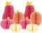 SUNBEAUTY 8 Stück Papier Honeycomb Kürbisse Papier Wabenbälle Kürbis Papier Laternen für Thanksgiving Halloween Party Dekoration Herbstdeko Herbstdekorationen