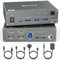 KVM Switch 2 PC 2 Monitores USB C HDMI Dual Monitor USB 3.0 USB Tipo C Conmutador KVM soporta 4K @ 60Hz para 2 ordenadores que comparten teclado, ratón y monitor