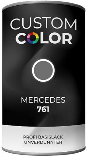 Custom Color Autolack 1 Liter für MERCEDES 761 basislack unverdünnter 1:1