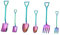 Cabilock 6 Cucharas Postre Duraderas y Seguras Pala Para Chuches y Vajilla Creativa
