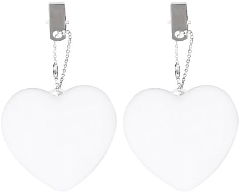 Demiawaking 2Pcs LED Handtaschenlicht, mit Sensor automatische An & Aus, Taschenlicht Taschenlampe, Nachtlicht, LED Anhänger Schlüsselanhänger, Geschenk für Frauen, Mutter, Valentinstag (Herz, 2Pcs)