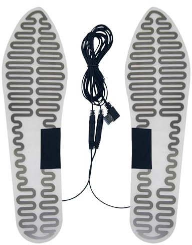 Electric Heated Insoles - 5v Heated Insoles Rechargeable, Heating Shoes Insoles | Heated Insoles Usb Powered Foot Warmer, Electric Heated Insoles Film for Home Travelling Outdoor Hunting Fishing