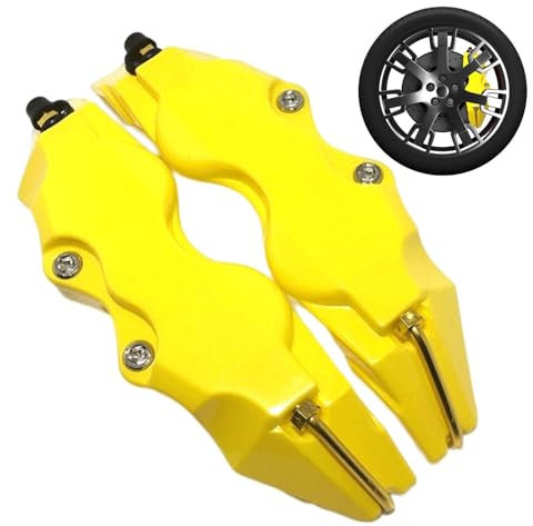 Protezione pinza freno,2 pezzi Coprimozzo ruota Copri freno - Set di coperchi decorativi per pinza freno Copertura protettiva per pinza freno multifunzionale per auto