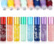 Parfumlism rollon flaschen für öle 10ml, 8 Stück Bunt Roll on Flasche Leer mit Edelstahl-roller Ball, Nachfüllbar Massage Glasroller für ätherische Öle Parfüm lippenöl