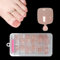 Faux Ongles Pieds Carrés Courts, ZAHRVIA 120 Pièces 12 Tailles Capsules Américaines pour Ongles d'Orteils en Gel Souple Rose Nude pour Pédicure DIY & Nail Art (Nude Pink)