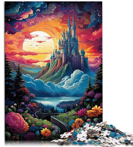 Puzzle für Erwachsene 1000 Teile Das Schloss Neuschwanstein schwierig und herausfordernd 26 x 38 cm Geschenke für Freunde und Familie für Teenager ab 14 Jahren