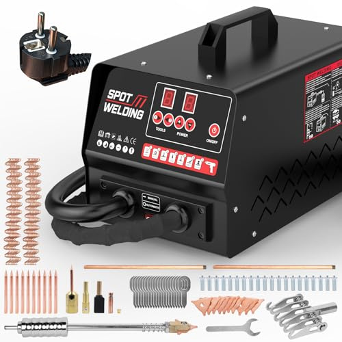 220V Karosserie Ausbeulspotter 3,5 KW Automatisches Induktionsschweißen Ausbeulspotter Werkzeug 7 Modus Dent Puller Punktschweißgerät