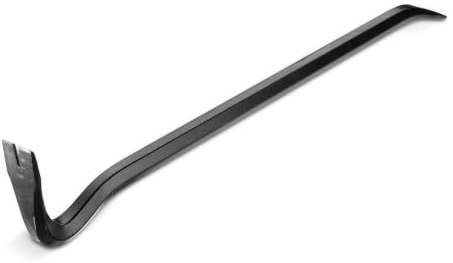 blizz-z Profi-Nageleisen - Länge: 80 cm - Ø 17 mm - 1 Stück | 6-Kant Stemm-Eisen mit gebogener Klaue, gehärtete Arbeitsenden - Nageleisen, Stemmeisen, Brechstange, Brecheisen