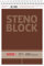 Baier & Schneider Brunnen 1055761 Stenoblock / Spiralblock / Notizblock (A5, liniert mit roter Mittellinie, 40 Blatt, 60g/m²)