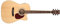 Cort MR710F Akustikgitarre, Saitenstärke .012-.053, Naturholz, Seidenmatt