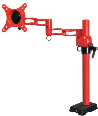 ARCTIC Z1 - Monitor Arm with 4-Port USB Hub for 13 - 43 Inch I Up to 15kg weight capacity I 360 degree rotation I Easy Monitor adjustment - Black
