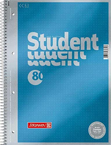 10x Sonderedition Brunnen Collegeblock DOT•TORE punktkariert A4,80Blatt,90g/m²