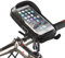 MOOZO Fahrrad-Lenkertasche, universelle wasserdichte Handy-Tasche für Fahrrad & Motorrad, Halterung mit 360 Grad drehbar, für iPhone, Samsung, HTC, LG Smartphones bis zu 15,2 cm (6 Zoll) (schwarz)