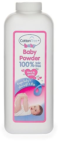 Cotton Tree Essential Babypuder, Weiß, 284 g (1 Stück)