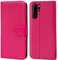 Verco kompatibel mit P30 Pro Hülle, Handyhülle für Huawei P30 Pro Tasche PU Leder Booklet Flip Case - Pink