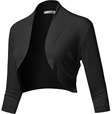 Women's Open Front Knit Blazer - Stretchy Soft Cardigan Jacket for Business Casual Office, Slim Fit Lightweight Work Blazer Black 2XL