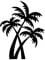 Baum Wandtattoo Palmen Wandaufkleber Wandsticker DIY Dekorativ Kunst