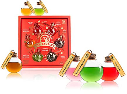 Pickering's Christmas Gin Baubles 37,5% Vol. 6x0,05l in Geschenkbox