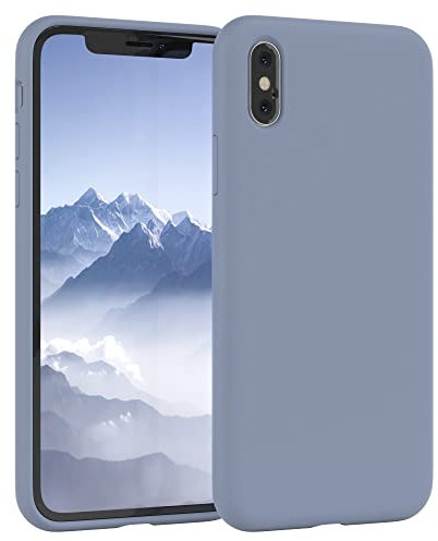 EAZY CASE - Silikon Hülle für iPhone XS Max Hülle weich stoßfeste Schutzhülle mit Kameraschutz Handyhülle iPhone XS Max Silikonhülle Dünn mit Premium Schutz TPU Cover Phone Case in Hellblau