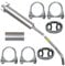Adamot Mitteltopf Auspuff Mittelschalldämpfer für Opel Corsa C 3 III 1.2 16V 1.4 16V