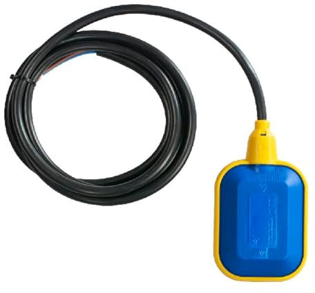 Galleggiante a Interruttore KEY, Press Control Sensore Livello Acqua per Pompa con Contrappeso per Acqua Pulita e Sporca, Sensore Allagamento, Made in Italy (cavo 5mt)