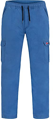 Nebulus Herren Chino Hose Lounge, Casual Cargohose aus Baumwolle & Elastan, Herrenhose mit Zugbund & elastischer Taille