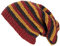 GURU SHOP Beanie Mütze, Gestreifte Strickmütze, Nepalmütze, Wintermütze, Herren/Damen, Braun/rost, Wolle, Size:One Size