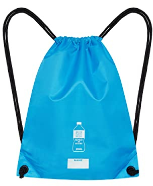 Zoggs Unisex-Rucksack mit Kordelzug, Einheitsgröße, blau, 43cm x 37cm