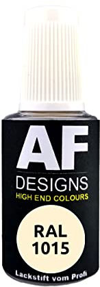 Alex Flittner Designs Lackstift RAL 1015 HELLELFENBEIN matt 20ml Reparaturstift Acryl Retuschierlack Reparaturlack Holz Metall Möbel Bad
