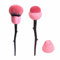 Coshine Pro Lot de 2 pinceaux de maquillage en forme de rose enchantée pour fond de teint, fond de teint et poudre