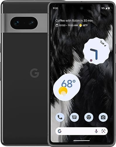 Google Pixel 7 128GB 5G Smartphone - Unlocked for All Carriers - US Version - (Obsidian)Renewed (Renewed)