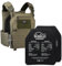 SHIELD Germany® SK4 / NIJ IV Plattenträger Weste mit und ohne SK4 Platte Taktische Schutzweste, schusssichere Weste (Steingrau Oliv, SK4 / NIJ IV (nach BSW7 Zertifiziert))