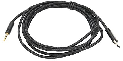 Type C EarphoneCable, Wear Resistant Shielding, Interference HeadphoneCable, Clear Sound, 1.5m, Suitable for Sennheiser Headphones
