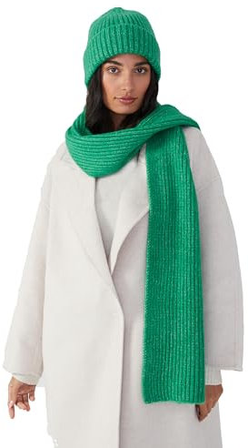Style & Republic Damen Schal - dein kuscheliger Schal für stilvolle Herbst- & Winter-Momente - Grün