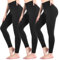 Sanpetix 3 Pack Black Leggings for Women, High Waisted Buttery Soft Leggings for Workout Running Yoga 3Black XXL