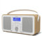 DAB/DAB+ & FM Portable Digital Radio | Bluetooth | Remote Control | Rechargeable Battery | Dual Alarms & Sleep Timer | Perfect for Home, Office or Outdoors | AZATOM Multiplex D20 (Oak)