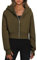 YUTILA Damen Cropped Hoodie Jacke – Langarm Kurz Sweatjacke Kapuzenjacke mit Reißverschluss für Frühling & Übergangszeit