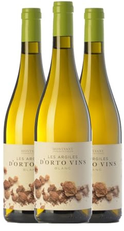 Orto Les Argiles Blanc Montsant 75 cl Vino blanco (Caja de 3 Botellas de 75 cl)