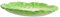 PHENOFICE Ceramic Cabbage Plate Multi-Function Dinner and Dessert Serving Plate for Home and Restaurant Use Easy to Clean and Store Adorable Green Leaf Shape