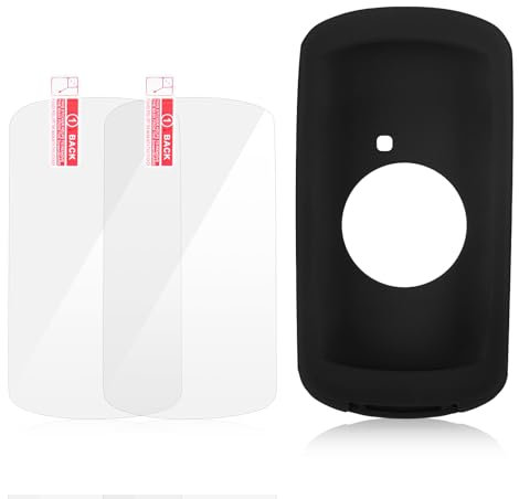 SYHSYC Displayschutzfolien Gehärtetem Glas und Hülle für Edge 1040, Ultra-klar als Unverzichtbares Zubehör für Premium GPS Bike Computer Zubehör für Edge 1040 Schwarz