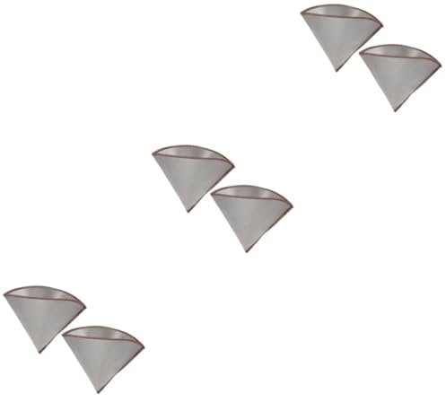 CLISPEED 3 Set Di Carta Da Filtro Per Caffè Filtro Per Macchina Da Caffè Americano Filtro in Acciaio Inossidabile Riutilizzabile Facile Da Pulire 2 Pezzi * 3