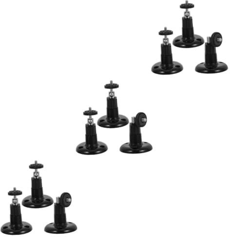 Housoutil 3sets Security Camera Stick Holder Wall Mount Bracket Floating Shelf for Camera Shelf 3pcs*3