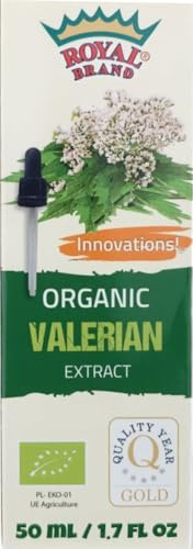 Organic Valerian Extract - Liquid Extract Drops 50 ml - Food Supplement - Vegan
