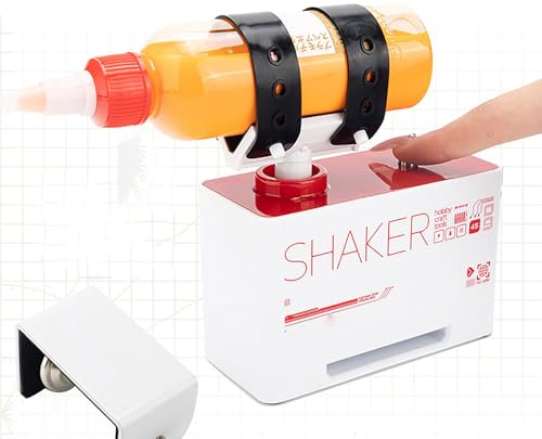 McbeAn Paint Pigment Mixer, Paint Shaker With Metal Clip, 2 Working Modes, Centrifugal Shaking Design, Compatible with Various Sizes Of Paint Bottles, for Lab, Nail Polish,Eyelash Adhesives