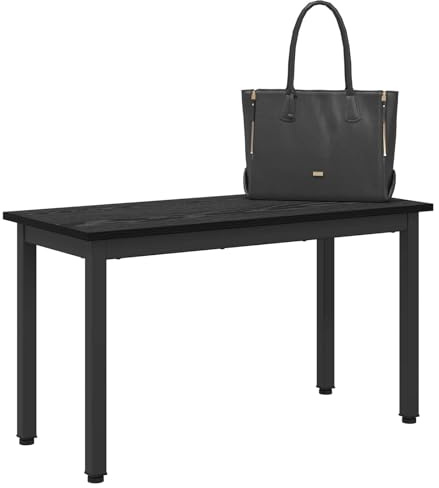 vidaXL Bank Schwarz Eichen-Optik 80 x 35 x 45 cm Holzwerkstoff, Wohnen, Rechteckig, Modern, Langlebig, Bequeme Sitzlösungen, Stil, Funktionalität und zeitgemäßes Design