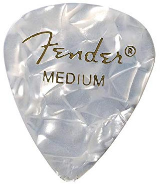 Fender 351 Shape Premium Picks (Pack of 12) - White