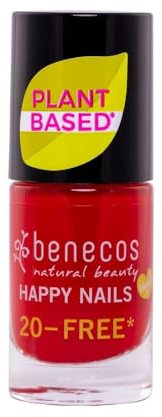 benecos Naturkosmetik - Nail Polish - 20FREE - wasserdurchlässig - 5ml - vintage red